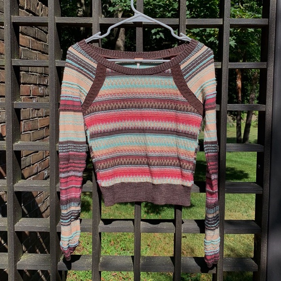 Free People Scoop Neck Sweater - Picture 1 of 5